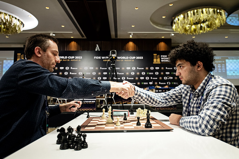 2023 World Chess Championship: Game 1 - The Chess Drum