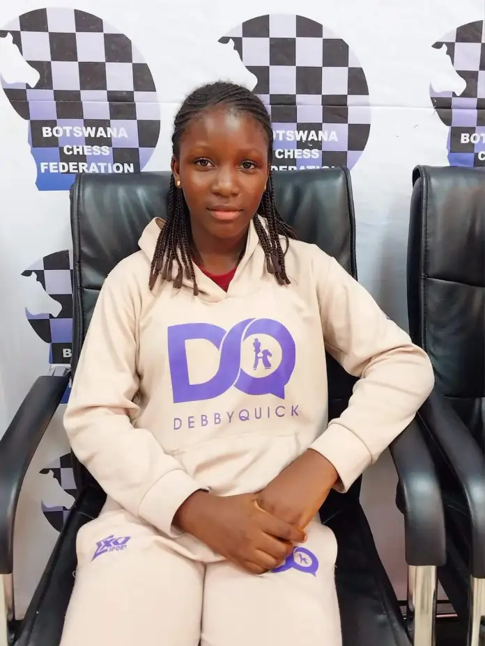 Deborah Ebimobo-ere Quickpen, Nigerian Women's National Champion. Photo by Botswana Chess Federation