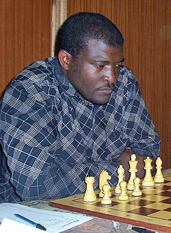 Charles Eichab, Namibia's 2007 National Champion. Photo by namibianchessfederation.com.