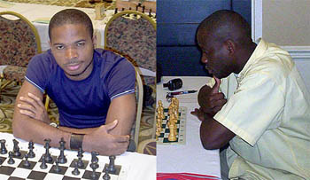 Kunle Elegbede has just announced a historic match to take place between two Nigerian sons Nigerian Champion Chikwere Onyekwere and IM Oladapo Adu. The two will play an 6-game match in Houston, USA on January 11-14, 2007. The Chess Drum will post a report soon. Additional details can be found at the Nigerian Chess Blog or contact Mr. Elegbede at chesswiz_king@hotmail.com.