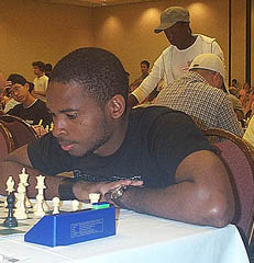 Chikwere Onyekwere of Nigeria at 2006 U.S. Open. Photo by Daaim Shabazz.