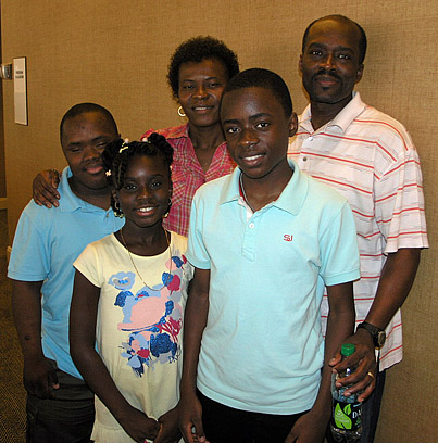 The Colas Family at the 2011 World Open. Photo by Daaim Shabazz.