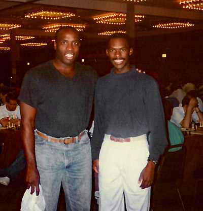 Marvin Dandridge and Daaim Shabazz at 1989 U.S. Open.