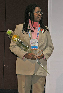 Cuba's WIM Oleiny Linares Nápoles. Silver medalist at 2008 Chess Olympiad