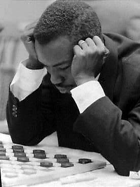 GM Baba Sy playing at the 1960 World Championships in Amsterdam, Netherlands