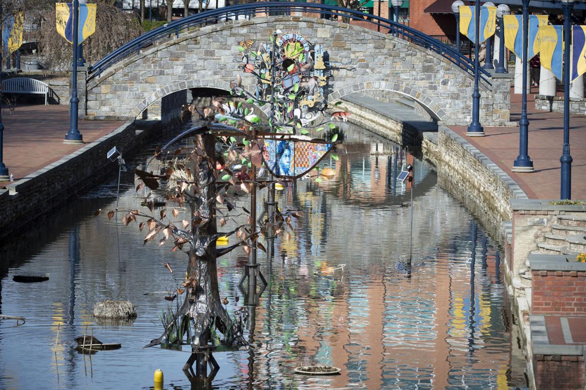 An Elusive Kinetic Portrait: A Tribute to Theophilus Thompson in downtown Frederick, Maryland