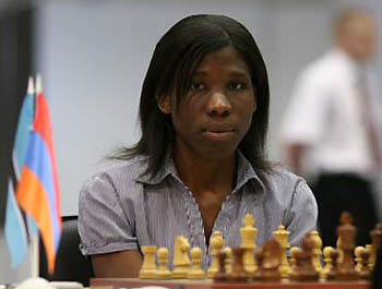 Tuduetso Sabure (Botswana) 2005 African Womens Champion (Photo from Chess South Africa)