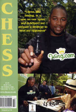 Former boxing great Lennox Lewis on the cover of October 2006 CHESS.