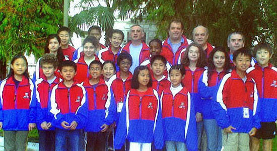 Twenty-one players representing the U.S. World Youth team. Darrian Robinson stand in the middle right.