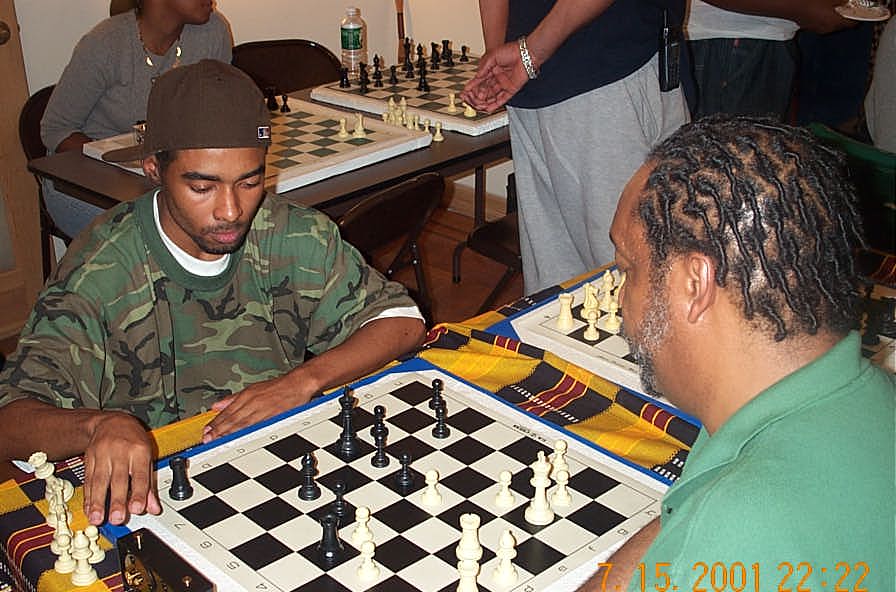 Kenny Solomon, an up-and-coming star from South Africa takes on Black Bear patriarch, Willie 'Pop' Johnson. Copyright , Daaim Shabazz.