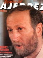 GM Bobby Fischer on cover of Tiempo de Ajedrez