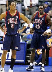 Paul Pierce and Ben Wallace vs. Argentina.