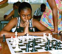 Vanessa Thomas. Photo courtesy of Jamaican Ambassadors Chess Academy.