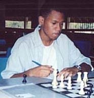 Alain Morais,2003 Jamaican Junior Champion. Photo courtesy of Jamaica Chess Federation