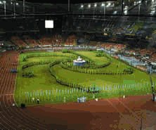Abuja National Stadium... Closing Ceremonies at the 8th All-Africa Games