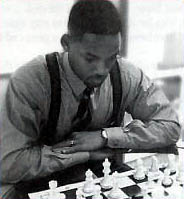 Will Smith playing chess.