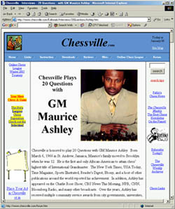 Chessville plays 20 Questions with Maurice Ashley