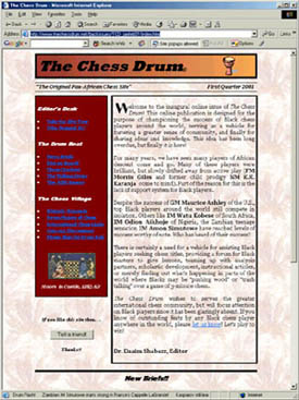 Original Edition of The Chess Drum