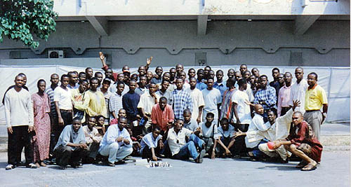 Picture taken at the National stadium, Surulere, Lagos. Chess tournaments usually take place at the sports hall of the stadium. Photo from NigerianChessPlayers.com.