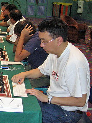 Patrick Li-Ying at a 2006 tournament in Mauritius.