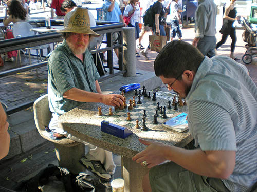 Murray Turnbull in Harvard Square