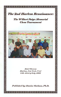 2001 Wilbert Paige Memorial Chess Tournament