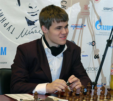 GM Magnus Carlsen, world's top-rated player.