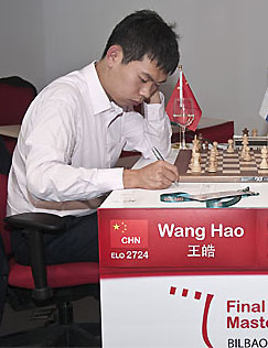 GM Wang Hao of China. Photo by David Llada.