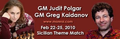 Judit Polgar - Gregory Kaidanov Sicilian Theme Match