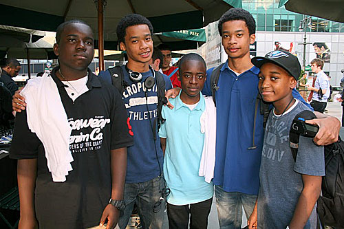 NM Justus Williams, Nigel Bryant, Josh Colas, Jehron Bryant, James Black, Jr. Photo by Derrick Bryant.