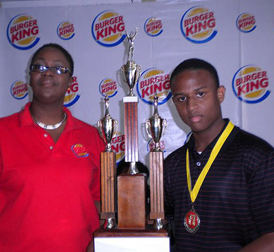 Miguel Asher (right) of Wolmer's Boys High School is the 2011 National Junior Chess Champion