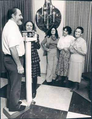 Thomas Fineberg was featured in a news segment for losing weight during Weight Watchers program.