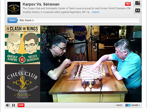 Legends Match (Seirawan vs. Karpov), 2012