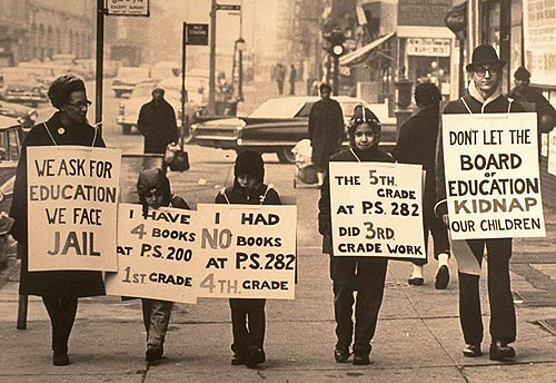 The Bibuld Family, ca. 1962, V1989.22.14; Bob Adelman photographs of Brooklyn Congress of Racial Equality (CORE) demonstrations collection, V1989.002; Brooklyn Historical Society.