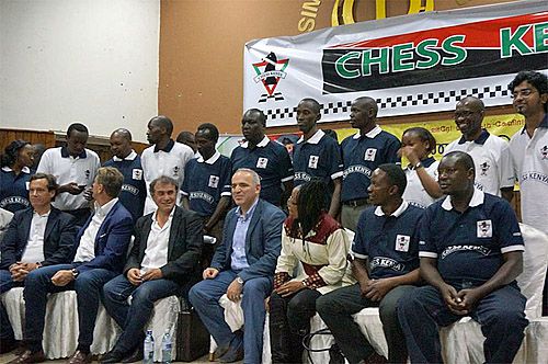 Garry Kasparov in Kenya (2013).