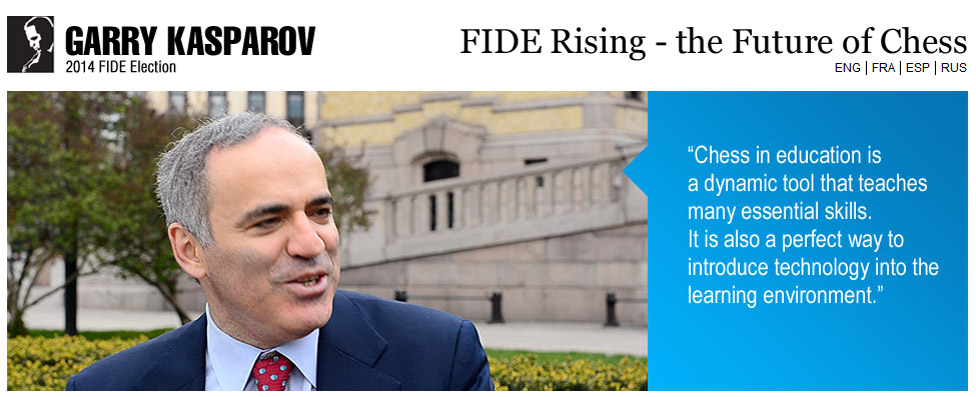 Kasparov for President – 2014 FIDE Campaign