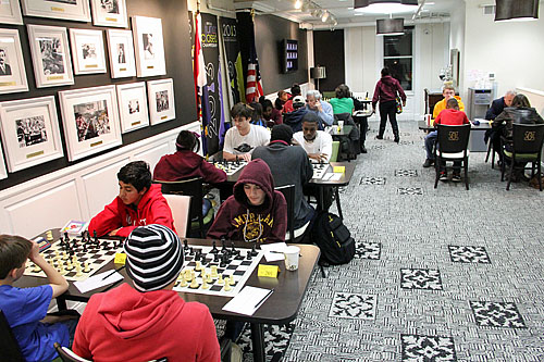 Battling at the nation's premier chess club!