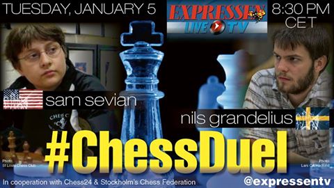 Chess Duel: Sevian vs. Grandelius! - The Chess Drum