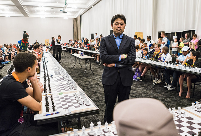 U.S. Champion GM Hikaru Nakamura Holds Simul in Atlanta