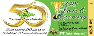 Jamaica Chess Federation 50th anniversary!