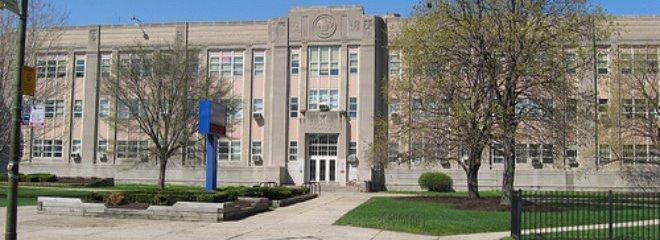 The campus of Chicago Vocational High School