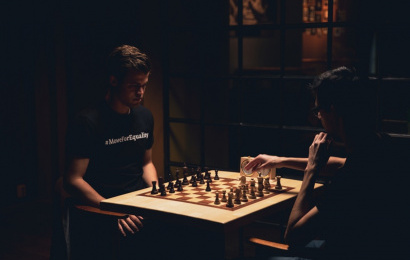 Magnus Carlsen and Anish Giri #MoveForEquality