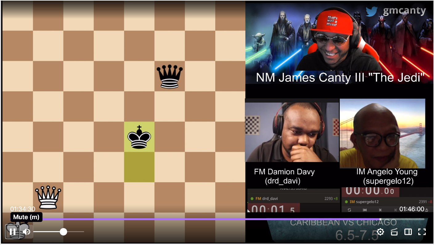 FM Damion Davy vs. IM Angelo Young