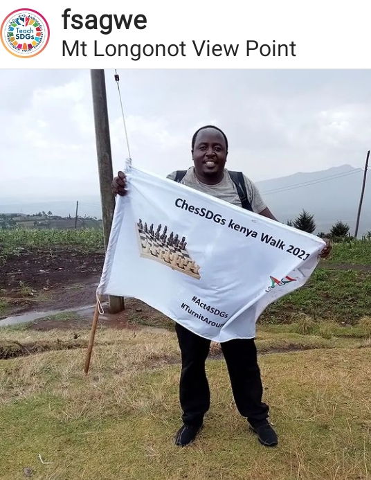 Fred Sagwe on trek to Naruku.