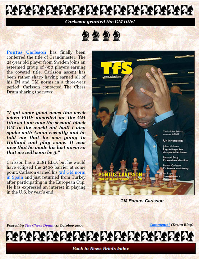 September 2010 FIDE Rating list released! - The Chess Drum