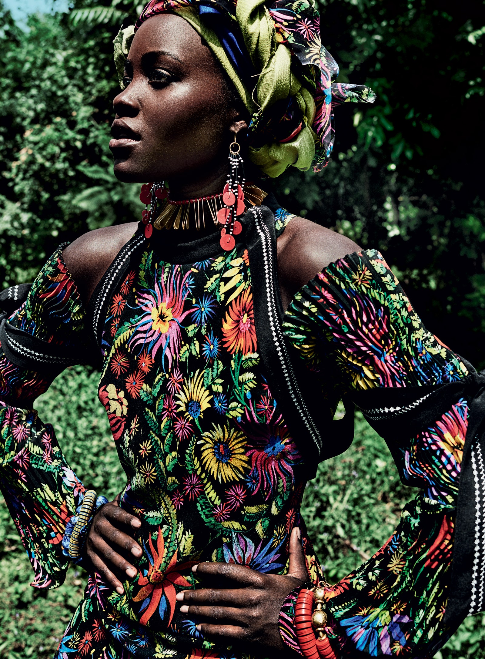 Lupita Nyong'o featured in October 2016 Vogue magazine