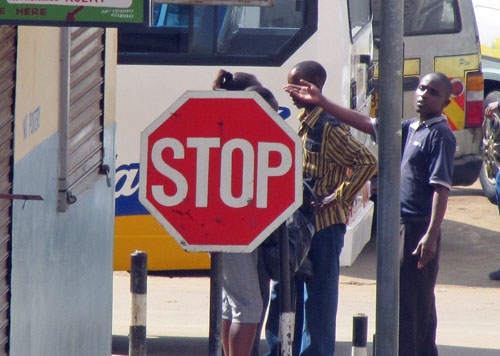 Stop!! Olympians crossing!!