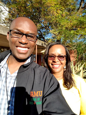 Me and FAMU colleague Dr. Annette Jackson at the University of Swaziland
