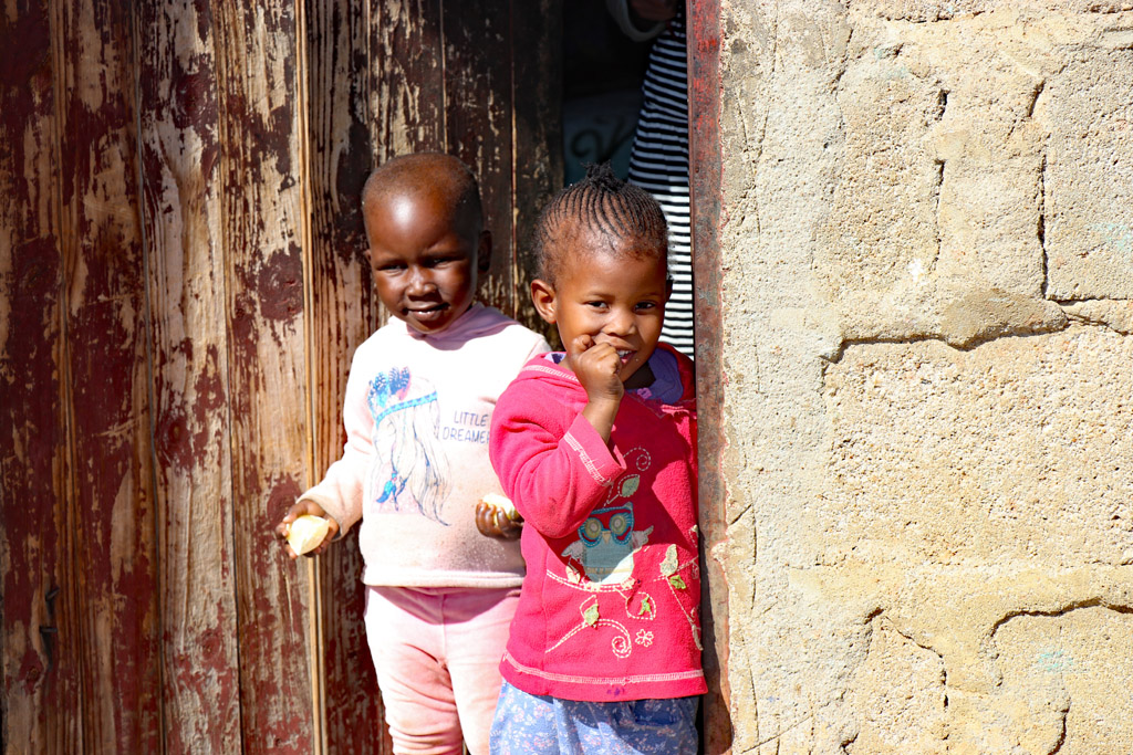 Girls from SWADE village. Photo by Daaim Shabazz.