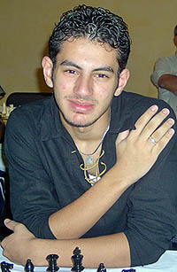 GM Ahmed Adly (2005 African Champion). Copyright  2005, Zambian Chess Federation.